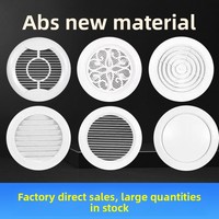 Diffuseur circulaire d'air frais intérieur en ABS, modèle rotatif 985, pour sortie d'évacuation de climatisation centrale au plafond