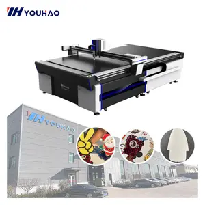 Automatic CNC Oscillating Knife Leather Cutting Textile Router Machine