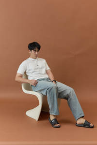 AN9991-1 Pantoufles confortables en EVA pour hommes et femmes, augmentant la taille, pieds nus, légères, antidérapantes, pour la maison, l'extérieur, l'été, la baignade - Product Image 3