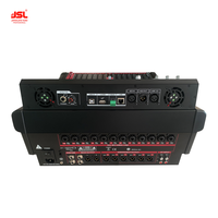 Console de mixage audio numérique professionnelle PM16 à 18 canaux avec écran tactile HD de 7 pouces et 14 faders motorisés ALPS pour concerts