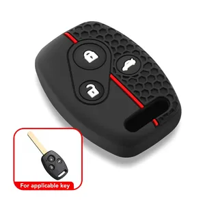 เค<span class=keywords><strong>ส</strong></span>กุญแจพวงกุญแจสำหรับฮอนด้าซีวิค4D <span class=keywords><strong>แจ๊</strong></span><span class=keywords><strong>ส</strong></span> CR-V Gr8 SRV FRV Fit csx chord 7<span class=keywords><strong>ส</strong></span>อดคล้องกับ<span class=keywords><strong>ส</strong></span>ัญลักษณ์<span class=keywords><strong>ส</strong></span>กรูพิเศษป้องกันซิลิโคน - Product Image 3