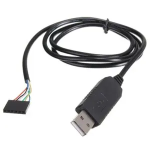 Изготовленный на заказ логотип заводская цена USB To TTL последовательный адаптер конвертер TTL 232 к USB консольный кабель