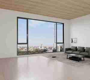 Fuson 2024 tiêu chuẩn as1288/as2047 cửa sổ khuôn cửa sổ Thiết kế nhôm kính đôi cửa sổ và cửa giá - Product Image 6