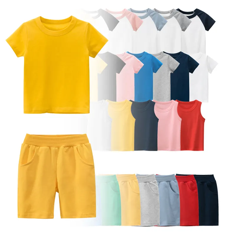 Kids Summer Boys' Clothing Set Shorts Children Neutral Baby Clothing Sets Boy