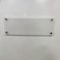 Tableau effaçable à sec en acrylique transparent moderne et écologique pour réfrigérateur, plaque de notes réutilisable pour la planification quotidienne et hebdomadaire des tâches