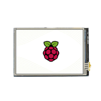 Raspberry Pi 4 3 sıfır için tasarlanmış 3.5 inç 3.5 ''ahududu Pi LCD dokunmatik ekran