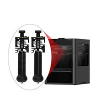 Hotend H2C de Bambú (Derecho) con Boquilla de Acero Endurecido de 0.2/0.4/0.6/0.8mm para Sistemas H2C/H2C Vortek, Repuesto de Hotend H2C