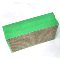 Tampon de polissage manuel en diamant de qualité supérieure pour carrelage céramique, verre, pierre – Bloc de ponçage et de meulage plus aiguisant, durable et écologique