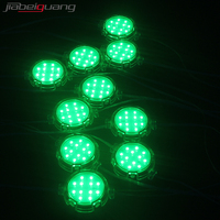 Lumières de fête foraine programmables 80 mm 12 LED RGB 24 V Pixel pour manèges de parcs d'attractions