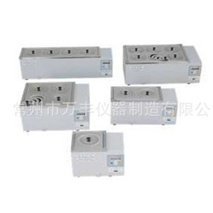 เครื่องควบคุมอุณหภูมิน้ำแบบแถวเดียว 6 รู รุ่น HH-S6 ยี่ห้อ Wanfeng Instruments พร้อมถังสแตนเลสสำหรับใช้ในห้องปฏิบัติการ - Product Image 1