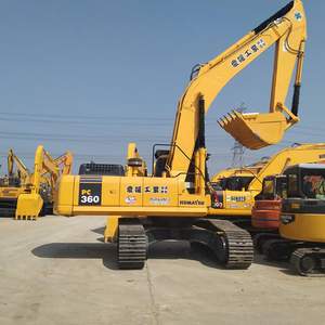 Excavadora pesada usada, máquina excavadora sobre orugas de segunda mano con pintura original, bajas horas de trabajo a la venta - Product Image 2