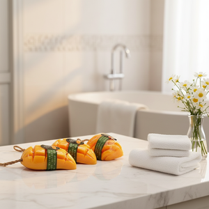 Jabón Artesanal de Frutas y Hierbas con Aceites Esenciales, con Forma de Melón y Frutas, Jabón Suave para Baño y Rostro, para Todo Tipo de Piel, 3 Años de Duración, Jabón de Regalo - Product Image 5