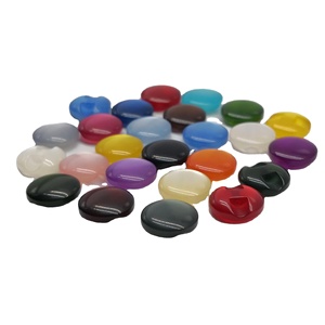 Boutons de <span class=keywords><strong>couture</strong></span> fantaisie nacrés pour cheongsam, boutons invisibles en résine pour vêtements, boutons en verre transparent pour manteau - Product Image 3