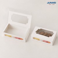 Scatola di Carta con Finestra in PVC Trasparente per Confezionamento Biscotti e Prodotti da Forno