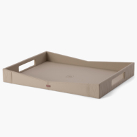 Plateaux de rangement en cuir faits à la main, style américain, pour bijoux, vaisselle, épices, armoires, cuisines, salles de bain, hôtels et chaussures