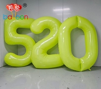 Ballon géant personnalisé en nylon coloré de 2 m, en PA+PE, pour la décoration de fêtes, anniversaires, Saint-Valentin et mariages