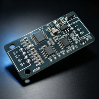 Transmisor de Pesaje Digital Todo en Uno TTL AD, Amplificador de Celda de Carga PCB RS485 Modbus DC12-24V para Control PLC