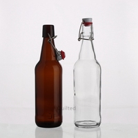 250ml 1 littre 1000ml 500ml Jus Vin 700ml Vide Fournisseurs En Gros Fabricant 750ml Bière Boisson Bouteilles En Verre pour L'alcool