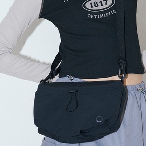 Crossbody <b>Bag</b> Nylon Lightweight Adjustable <b>Strap</b> KEIRYO Luz Curved 26x16cm Women In Stock Taiwan - Product Image 1