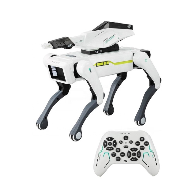 Support Action Programming AI Smart RC Robot Dog Toy Voice APP Remote Control Gesture Sensing Intelligent Stunt Mechanical Dog