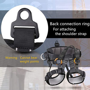Arnés de Seguridad para Escalada con Anillo Metálico, Fuerza Equilibrada para Escalada en Roca y Montañismo al Aire Libre - Product Image 4
