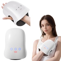 Masseur de main intelligent rechargeable avec contrôle de la minuterie, outil multifonctionnel de soin par acupression des doigts avec coussinets d'air