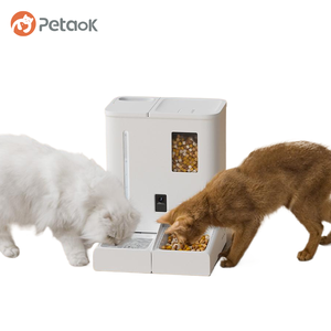 Köpek Kasesi 4L Su +5L Mama Entegre Akıllı Evcil Hayvan Besleyici 2'si 1 Arada Otomatik Şarj Edilebilir Çevre Dostu Zaman Ayarlı Taşınabilir - Product Image 1