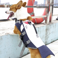 Gilet de sauvetage réfléchissant pour chien, équipement de natation estival pour grands chiens, flottabilité pour l'entraînement