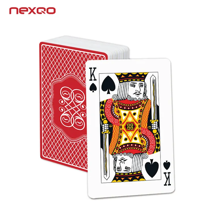 PC02, venta al por mayor, impermeable, PVC, personalizado, NFC, cartas de juego de póker RFID