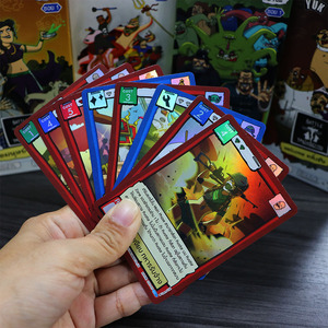 Biểu tượng tùy chỉnh và bao bì Holographic in bề mặt 350GSM giấy bóng TCG Trò chơi giao dịch thẻ - Product Image 1