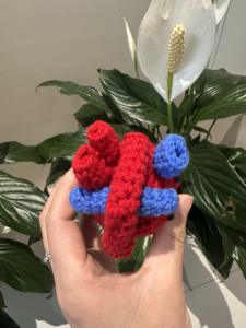 Muñeca de Ganchillo Hecha a Mano de la Serie New Heart, Muñeca Tejida Inspiradora, Regalos Románticos para el Día de San Valentín - Product Image 6