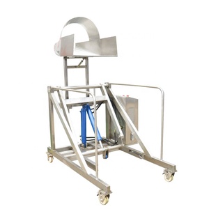 הידראולי משולבת פגוש הידראולי באגי חשמלי lifter/חבית בשר חבית 200 ליטרים בשר פחי עגלות - Product Image 3