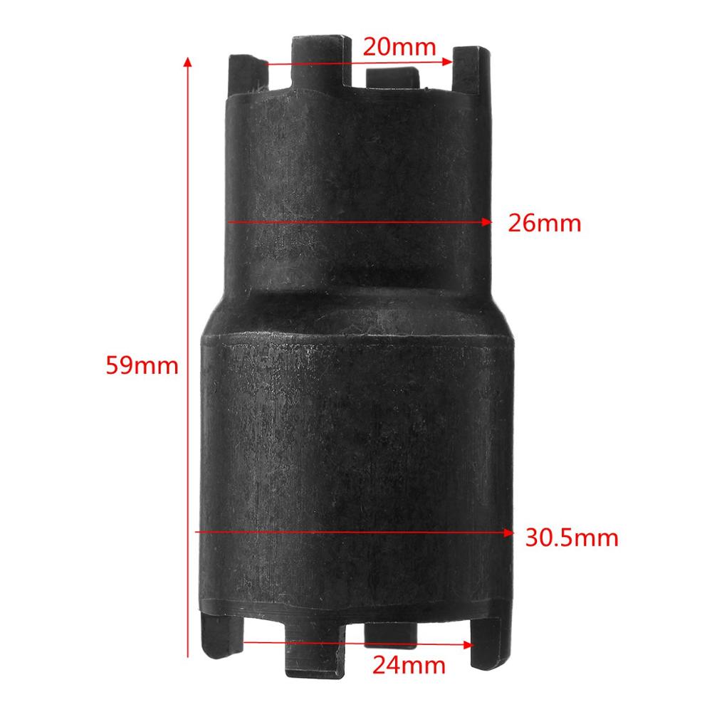 Koppeling Lock Moer Sleutel 20/24Mm Koppeling Lock Moer Tool Wrench Socket Spanner Lock Moer Sleutel Voor Crf 600rr 450r 250l