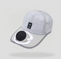 Casquette de baseball unisexe personnalisable avec panneau solaire et chargeur USB, ventilateur électronique intégré, légère, respirante, 3 réglages, pour sports de plein air