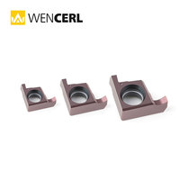 Outils de tournage CNC WENCERL, plaquettes en carbure pour tour à métaux FD08/FD10/FD12/FD14, outils de coupe pour rainurage et fraisage