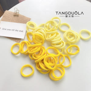 50 Pezzi/Busta all'Ingrosso Accessori per <span class=keywords><strong>Capelli</strong></span> alla Moda Colore Caramella Elastici per <span class=keywords><strong>Capelli</strong></span> per Ragazze Donne Bambini - Product Image 6