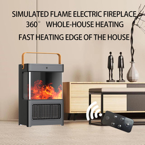 Portable rapide silencieux nouveau 3D Simulation flamme réchauffeur d'air chaud maison PTC chauffage en céramique bureau cheminée réchauffeur d'air intérieur - Product Image 2