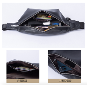 Andong - Bolso Bandolera de Piel Vacuna Auténtica para Hombre, Bolso de Hombro Multifuncional de Gran Capacidad, Modelo 6669 - Product Image 6