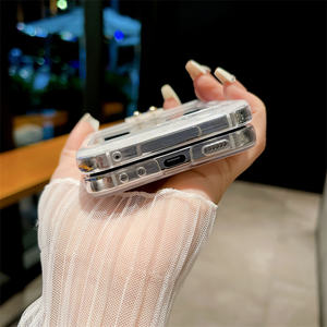 <span class=keywords><strong>Coque</strong></span> de téléphone à motif de paillettes de luxe <span class=keywords><strong>pour</strong></span> Samsung <span class=keywords><strong>Galaxy</strong></span> <span class=keywords><strong>Z</strong></span> <span class=keywords><strong>Flip</strong></span> 5 <span class=keywords><strong>4</strong></span> 3 housses de téléphone avec porte-anneau - Product Image 5