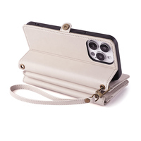 Étui antichoc pour téléphone portable avec bandoulière amovible, porte-cartes et cordon, pour iPhone 17 16