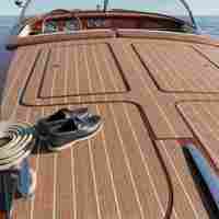 Revêtement de sol marin auto-adhésif en PVC tissé pour bateaux, navires et yachts