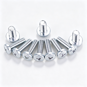 Vis de machine à tête cruciforme en acier au carbone durable GB818, boulons à tête ronde Phillips avec filetage complet - Product Image 5