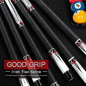 عصا بلياردو احترافية مخصصة بطول 58 بوصة من خشب القيقب مع مقبض ملفوف بالكتان الأيرلندي ورأس 12.5 ملم للمنزل والنوادي والحانات - Product Image 5