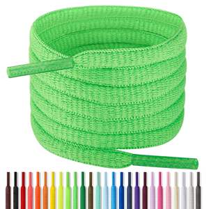 Cordones de Zapatos Ovalados Gruesos de Poliéster Personalizados VeloxSoles con Patrón Impreso, Borde Redondo de Tela para Zapatillas Deportivas y Zapatos Casuales - Product Image 3