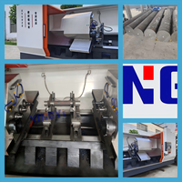 Machine de centrage à double face CNC5020 pour fraisage et perçage de tiges métalliques, haute rigidité, monobloc, vente en gros usine