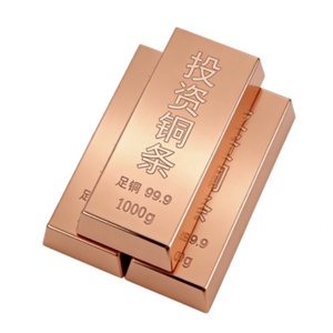 Barre de cuivre d'investissement 999, 1000g par pièce - Product Image 1