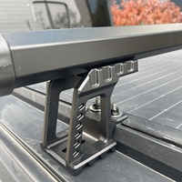 NUEVO Soporte Universal de Aluminio Fundido a Presión para Barra Transversal de Camioneta, Resistente, Multiajustable, Instalación sin Perforación JZ-G-038