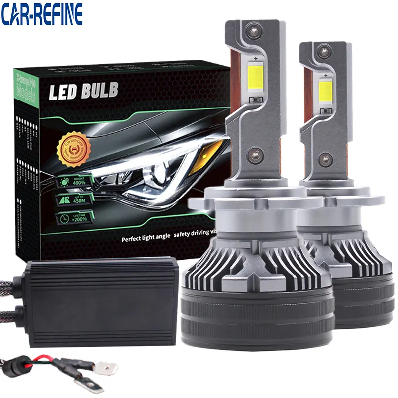 K8c luce Led d1s faro 150W 30000LM 9005 9006 auto lampadina 3 Coppers H7 H4 H1 D1s D2s D3S D4S Led fari 4300K 6000K Canbus