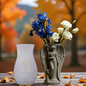 Molde <span class=keywords><strong>de</strong></span> Silicona Desechable para Alas <span class=keywords><strong>de</strong></span> Ángel, para Velas Aromáticas, Jarrones, Almacenamiento, Apto para Horno, Maceta <span class=keywords><strong>de</strong></span> Flores <span class=keywords><strong>de</strong></span> Ángel, Molde para Yeso - Product Image 3