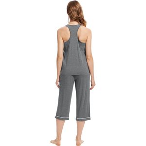 Ensemble de pyjama pour femmes en gros, débardeur 2 pièces, vêtements de nuit sans manches en viscose de bambou, tailles S à XXL - Product Image 4